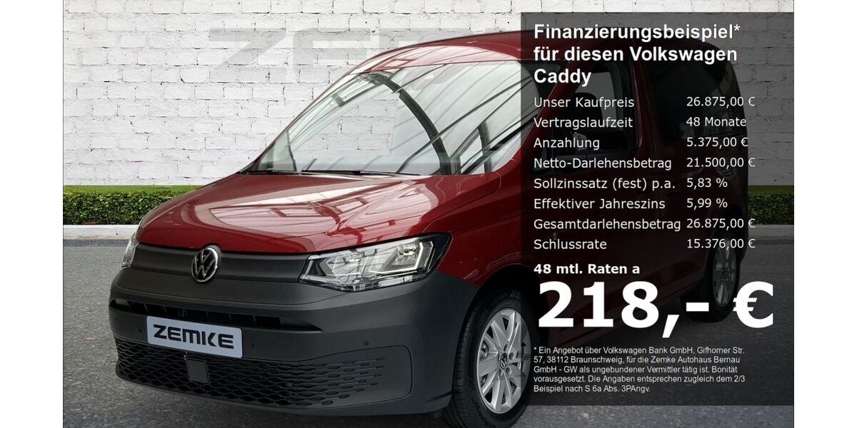 VW Caddy 13.969 km 26.875 &euro; Bernau 16321