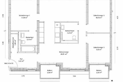 Wohnung Berlin Spandau - 4 Zimmer, 91 m&sup2;, 2.315&euro; | Angebot:27705357