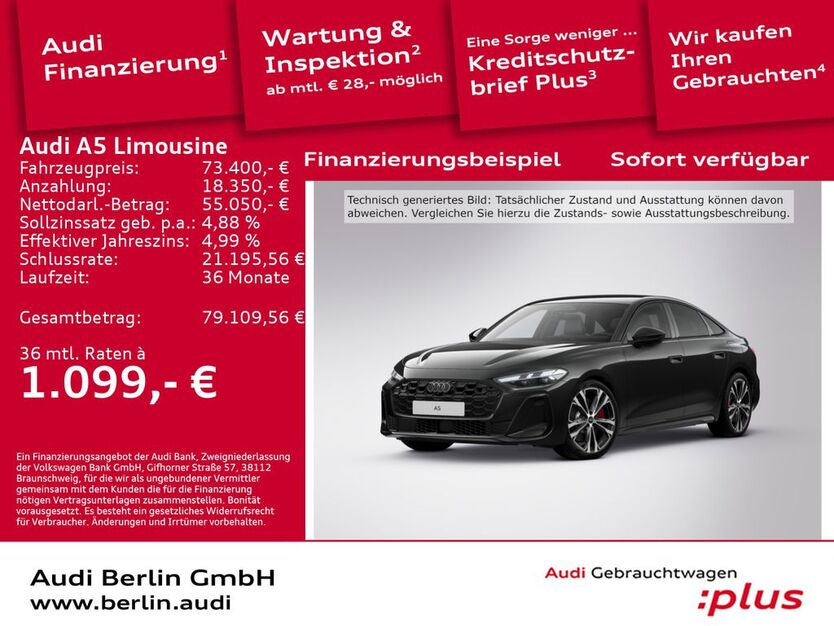 Audi A5 6.001 km 72.600 € Berlin 12489