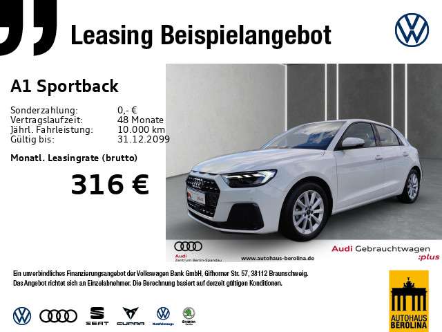 Audi A1 11.623 km 22.560 &euro; Berlin 13581