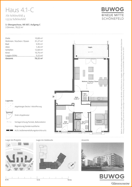 Perfekt für Paare oder eine kleine Familie! 3 zimmer