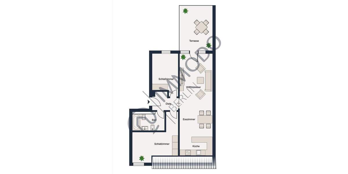 Etagenwohnung Berlin Moabit - 3 Zimmer, 95 m&sup2;, 660.000&euro; | Angebot:25783614