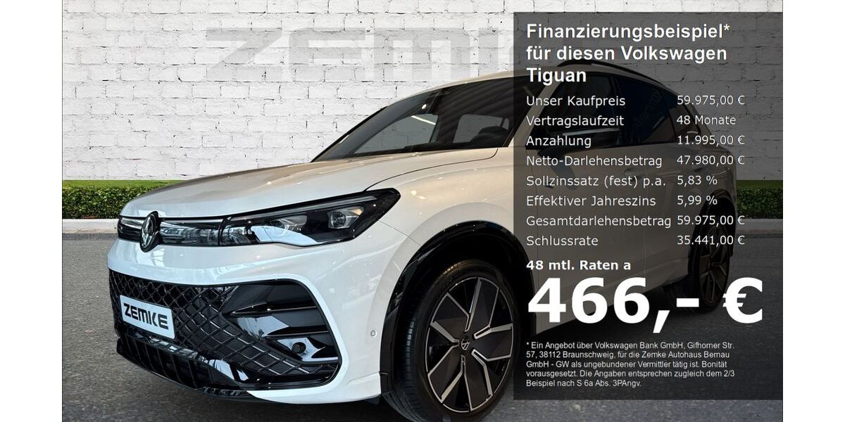 VW Tiguan 3.999 km 56.675 &euro; Bernau 16321