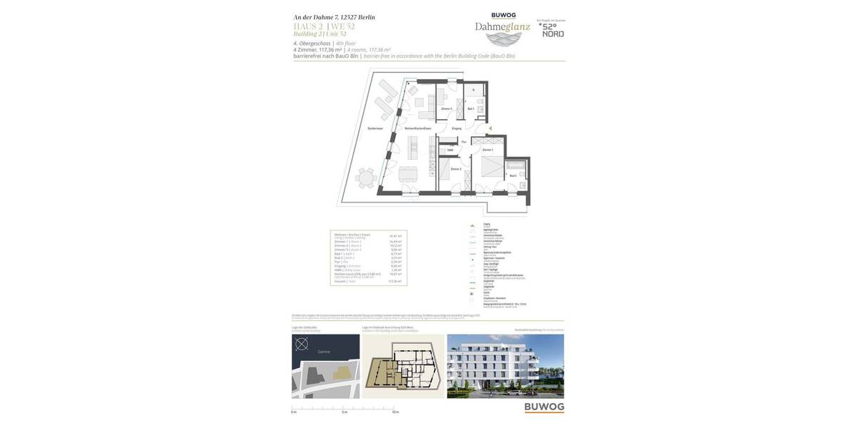Etagenwohnung Berlin Grünau - 4 Zimmer, 117 m&sup2;, 1.068.000&euro; | Angebot:26478405