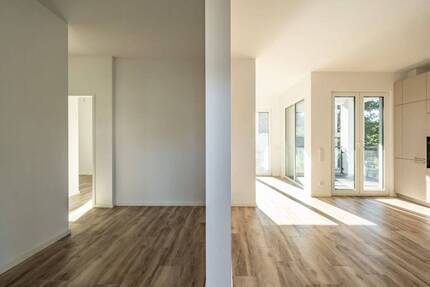 Architektonischer Hingucker: Neubau Wohnung (EG) im lichtdurchfluteten CUBE von Birkenwerder 3 zimmer