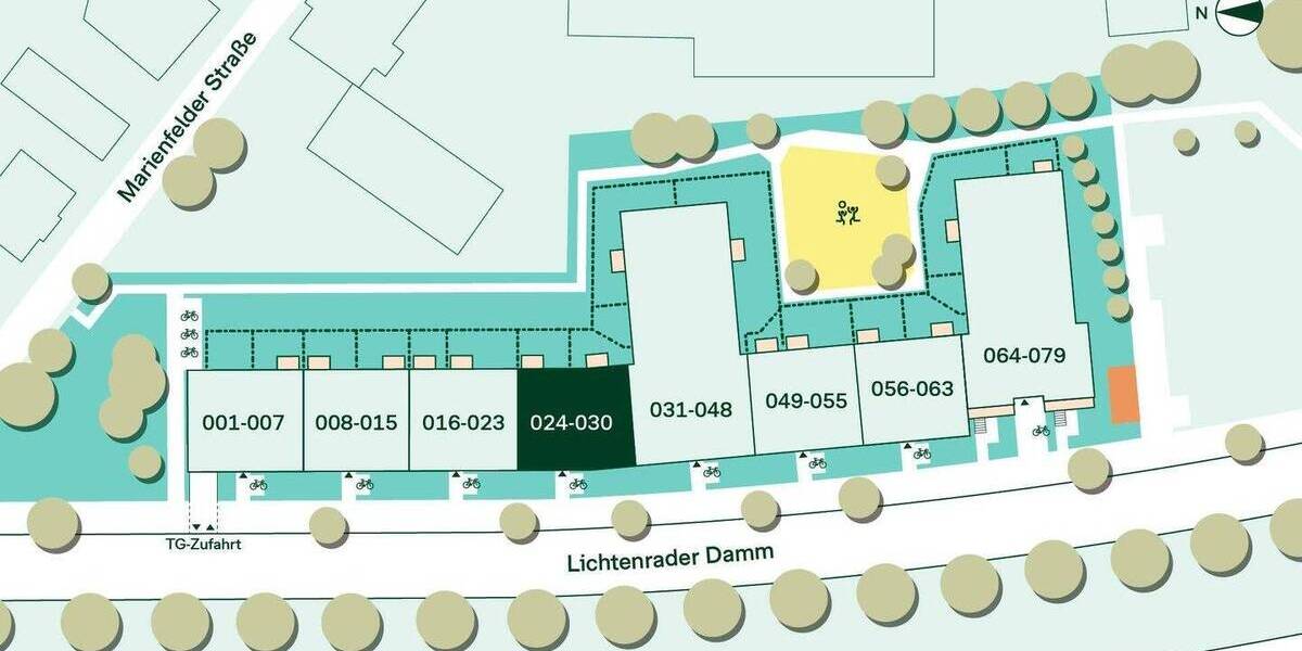 Etagenwohnung Berlin Lichtenrade - 4 Zimmer, 87 m&sup2;, 489.900&euro; | Angebot:23575048