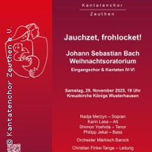 Weihnachtsoratorium 29.11.2025 Kreuzkirche - Pfarrsprengel Königs Wusterhausen