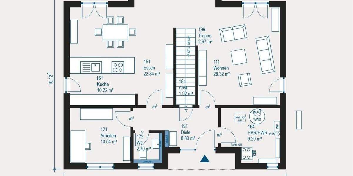 Einfamilienhaus Berlin Niederschönhausen - 5 Zimmer, 186 m&sup2;, 850.000&euro; | Angebot:25912577