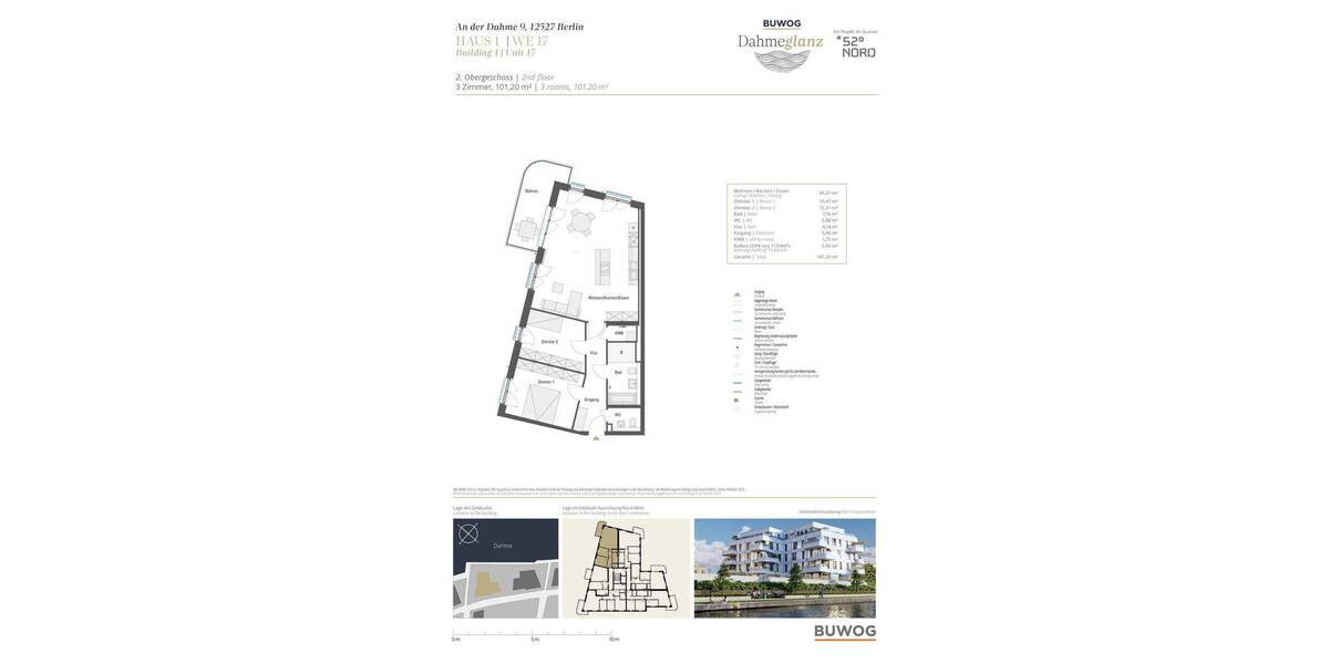 Etagenwohnung Berlin Grünau - 3 Zimmer, 101 m&sup2;, 820.000&euro; | Angebot:26382761
