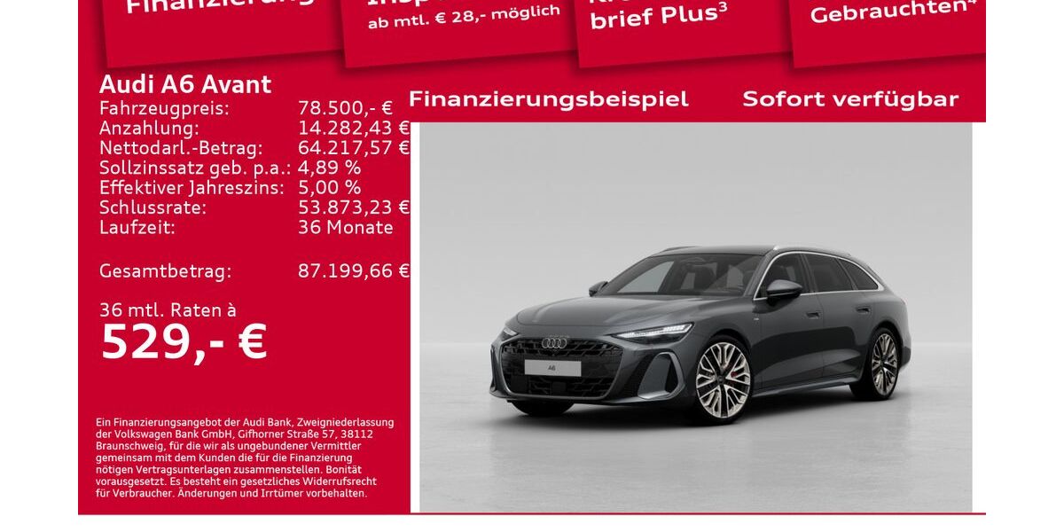 Audi A6 15.053 km 78.500 &euro; Berlin 12489