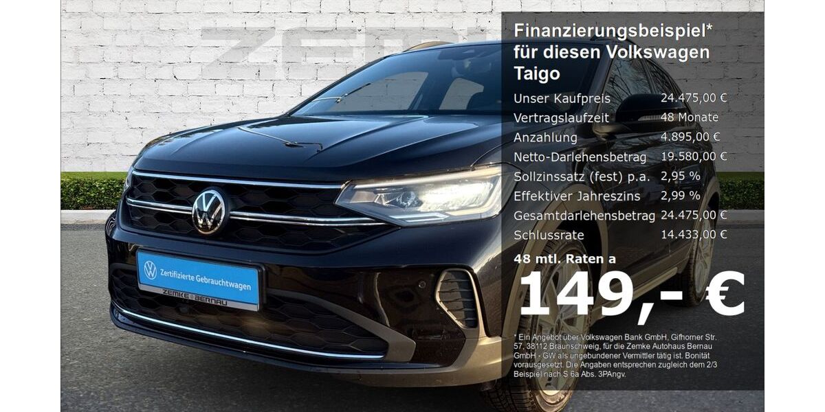 VW Taigo 22.962 km 24.275 &euro; Bernau 16321