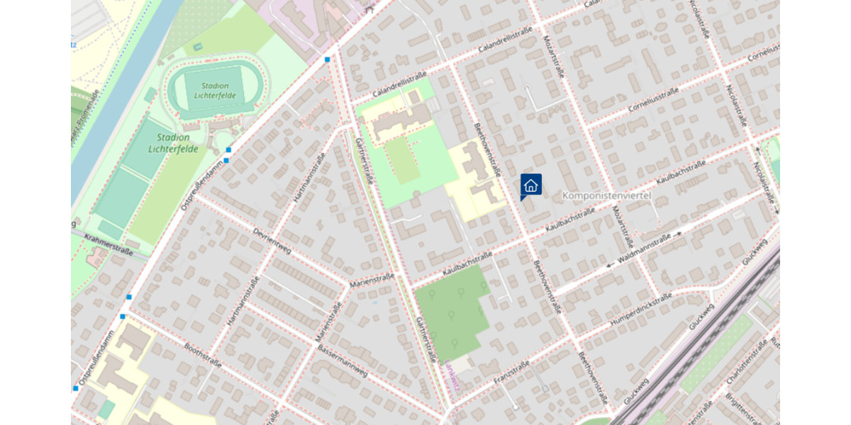 Etagenwohnung Berlin Lankwitz - 2 Zimmer, 51 m&sup2;, 229.000&euro; | Angebot:26488335