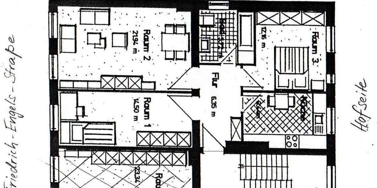 Etagenwohnung Berlin Niederschönhausen - 3 Zimmer, 70 m&sup2;, 295.000&euro; | Angebot:25663751