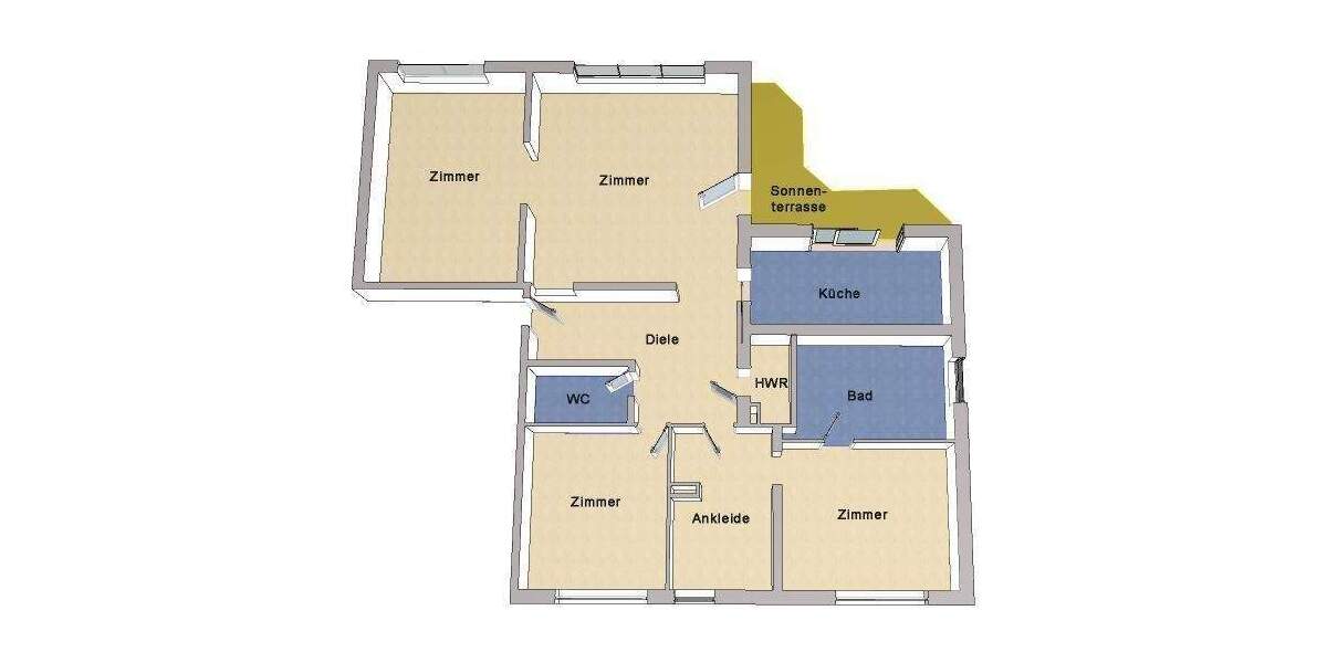 Etagenwohnung Berlin Zehlendorf - 4 Zimmer, 160 m&sup2;, 1.099.000&euro; | Angebot:25995895