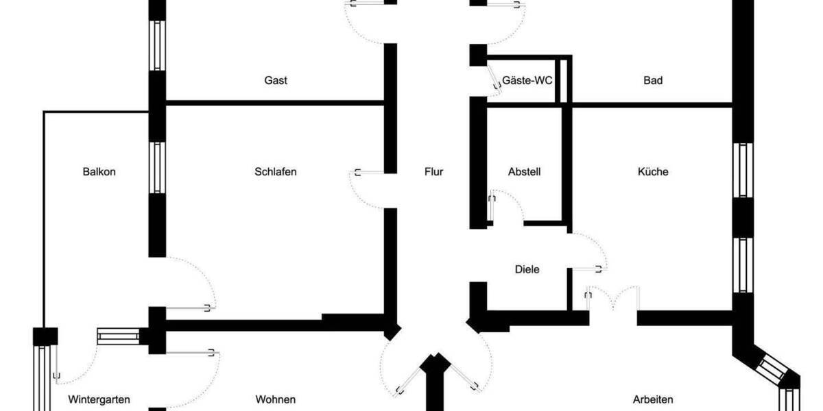 Etagenwohnung Potsdam Berliner Vorstadt - 5 Zimmer, 159 m&sup2;, 1.350.000&euro; | Angebot:25820266