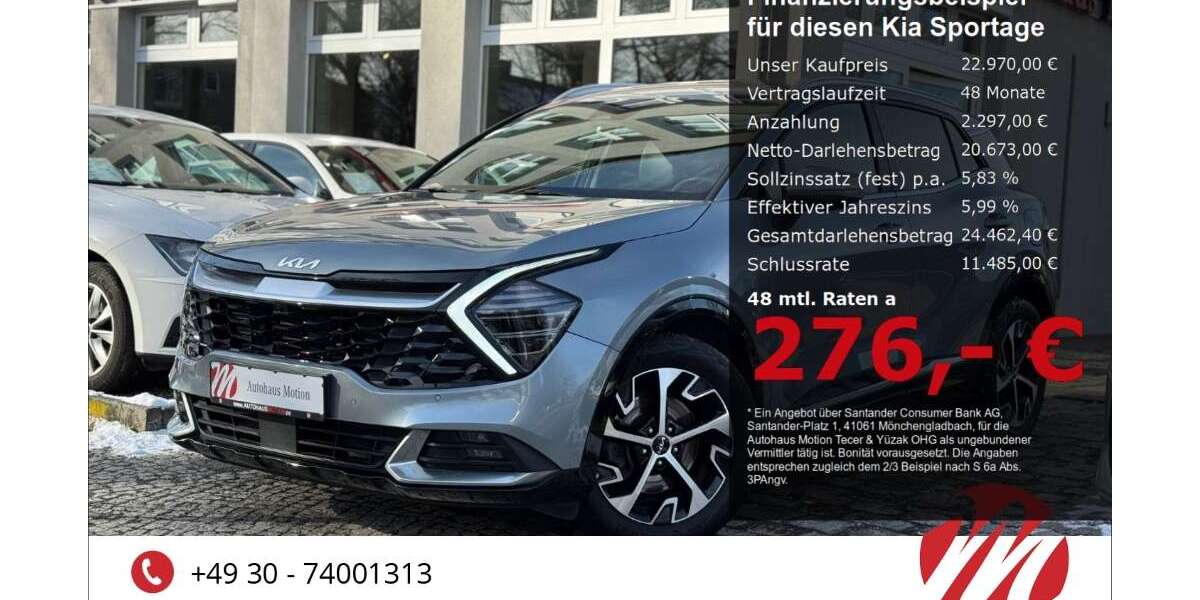 Kia Sportage 67.800 km 22.970 &euro; Berlin 12305