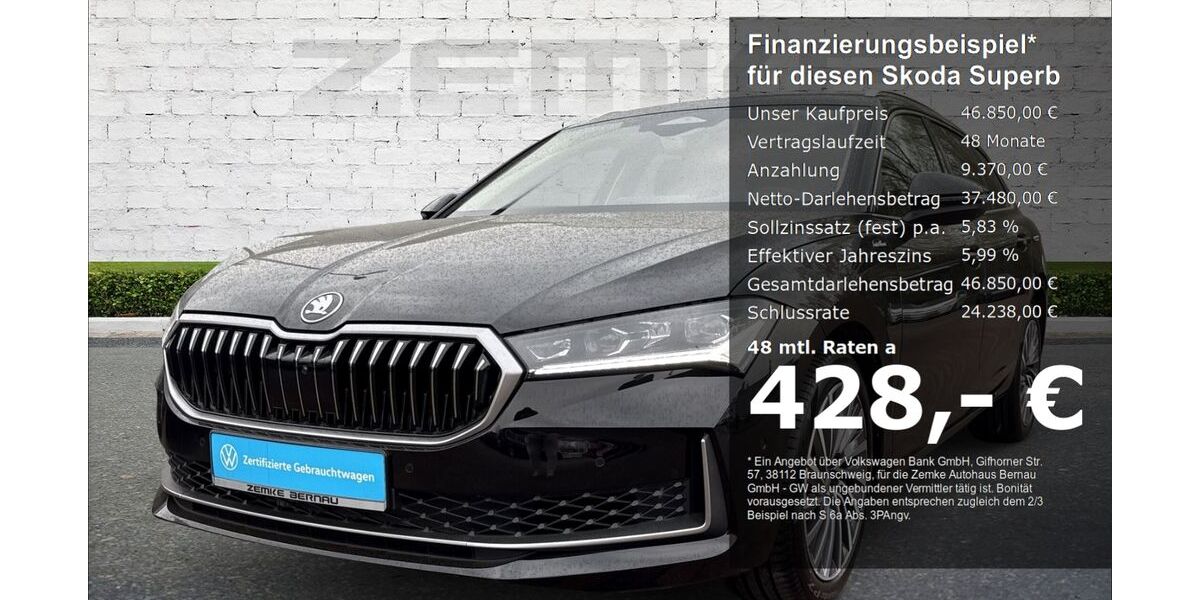 Skoda Superb 4.643 km 46.850 &euro; Bernau 16321
