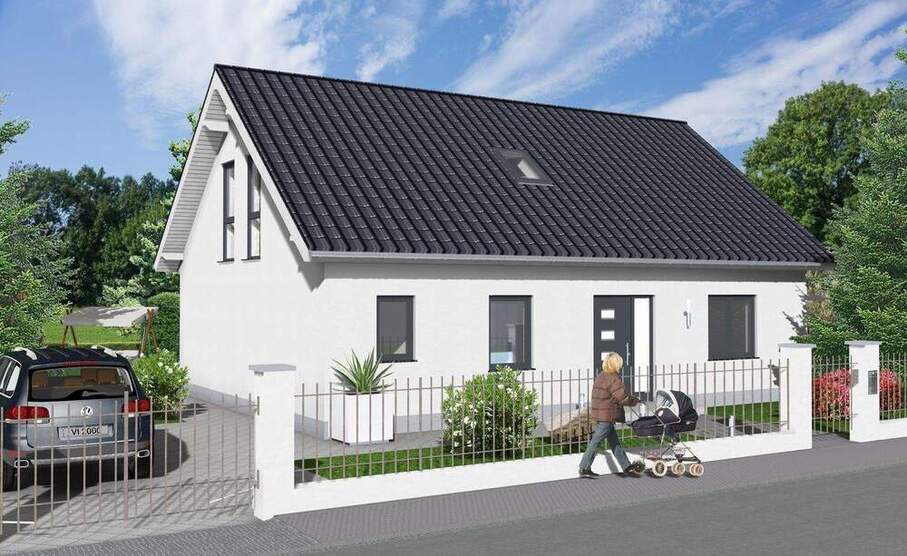 Im Alleinauftrag: geplantes Einfamilienhaus ( individuelles Architektenhaus ) in Traumlage in Schwanebeck