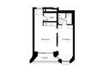 Etagenwohnung Berlin Mitte - 2 Zimmer, 57 m&sup2;, 2.150&euro; | Angebot:26557906