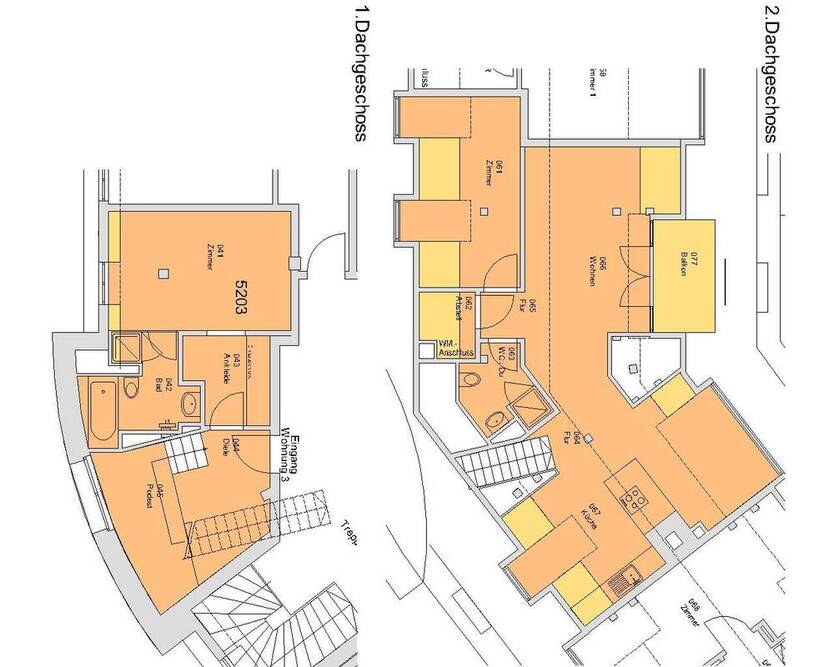3-Zi-Maisonette-Wohnung mit Balkon in Zehlendorf