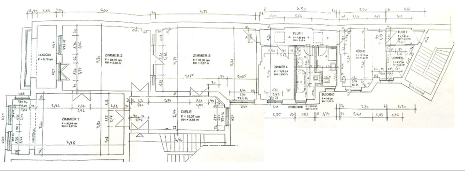 Etagenwohnung Berlin Charlottenburg-Wilmersdorf - 4 Zimmer, 172 m&sup2;, 3.350&euro; | Angebot:25448416