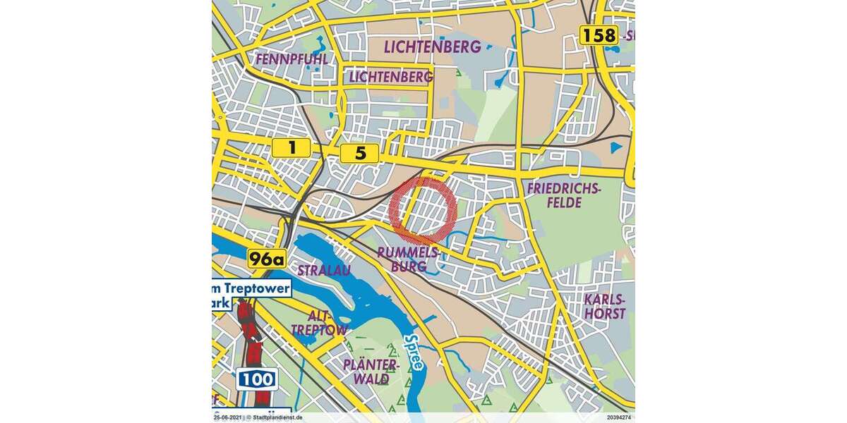 Grundstück Berlin Rummelsburg - 290.000&euro; | Angebot:27322235