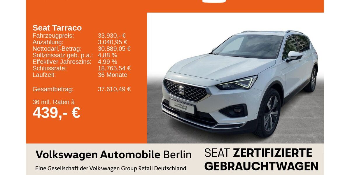 Seat Tarraco 79.950 km 32.806 &euro; Berlin 13089