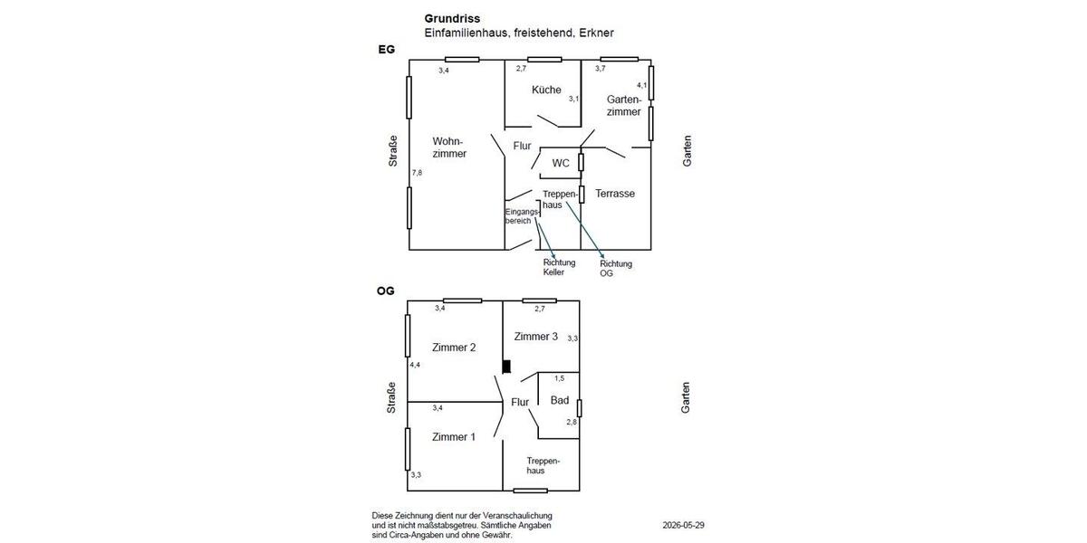 Einfamilienhaus Erkner - 5 Zimmer, 100 m&sup2;, 440.000&euro; | Angebot:27186806