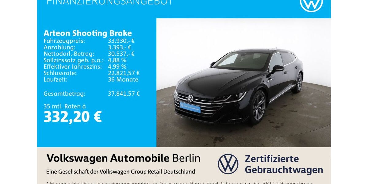 VW Arteon 41.161 km 33.930 &euro; Berlin 12681