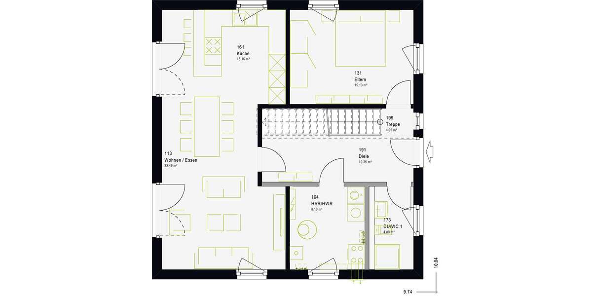 Einfamilienhaus Berlin Mahlsdorf - 5 Zimmer, 159 m&sup2;, 689.900&euro; | Angebot:26109766