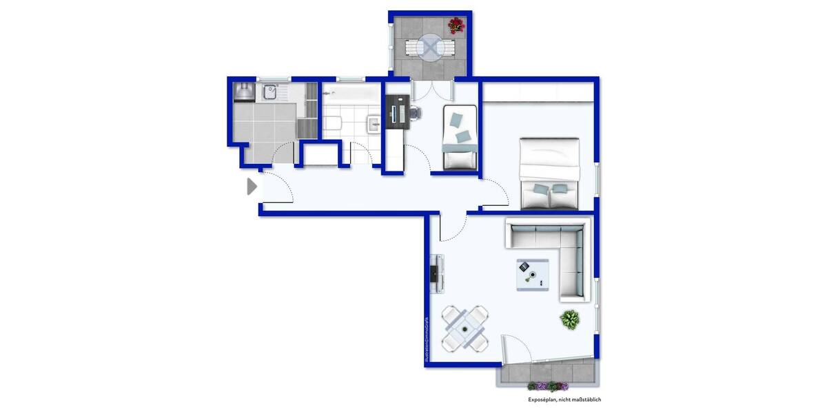 Etagenwohnung Berlin Friedenau - 2 Zimmer, 68 m&sup2;, 275.000&euro; | Angebot:25970418