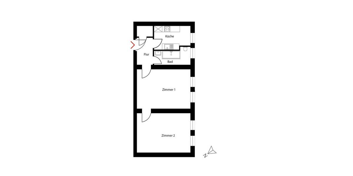 Etagenwohnung Berlin Friedrichshain - 2 Zimmer, 61 m&sup2;, 425.000&euro; | Angebot:26503145