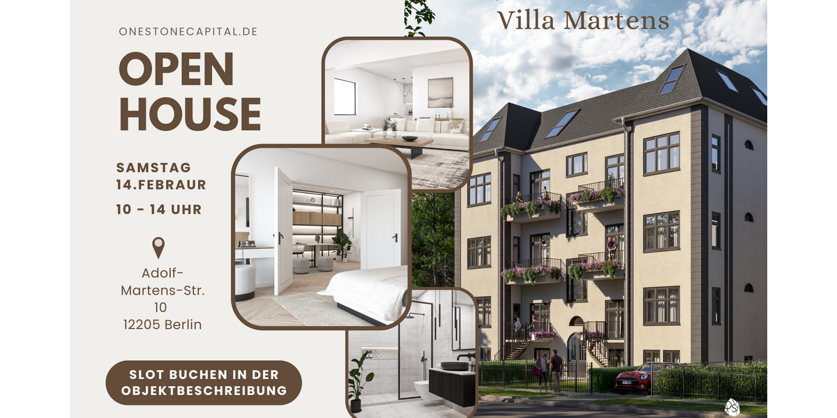 Etagenwohnung Berlin Steglitz-Zehlendorf - 5 Zimmer, 184 m&sup2;, 1.409.000&euro; | Angebot:24906374