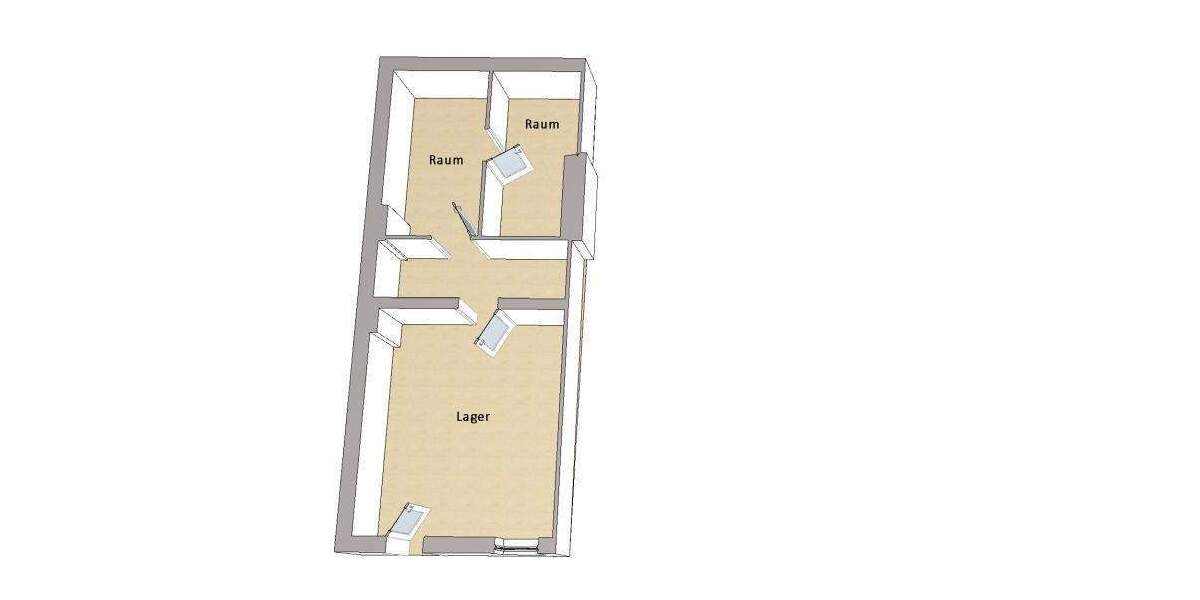 Etagenwohnung Berlin Kreuzberg - 2 Zimmer, 47 m&sup2;, 245.000&euro; | Angebot:25732606