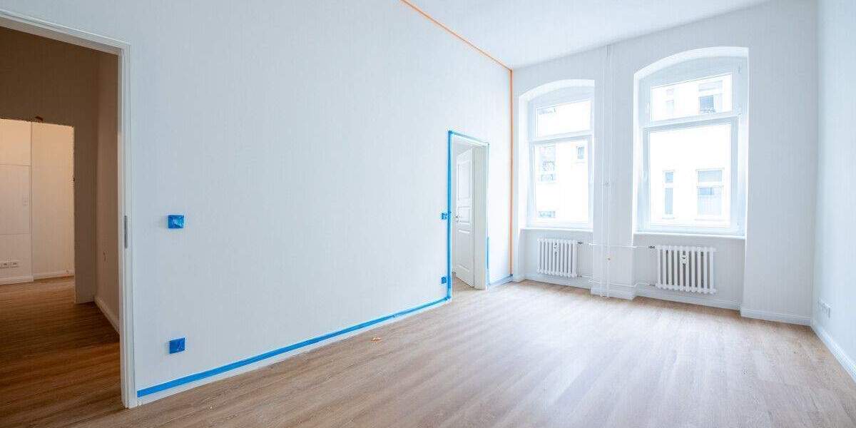 Jetzt einziehen: Stilvolle Gründerzeit-Wohnung mit Echtholz-Parkett - Saniert und Bezugsfrei! 2 zimmer