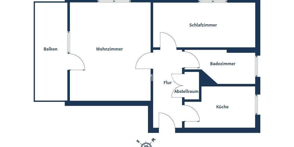 Etagenwohnung Berlin Lankwitz - 2 Zimmer, 54 m&sup2;, 219.000&euro; | Angebot:24825393