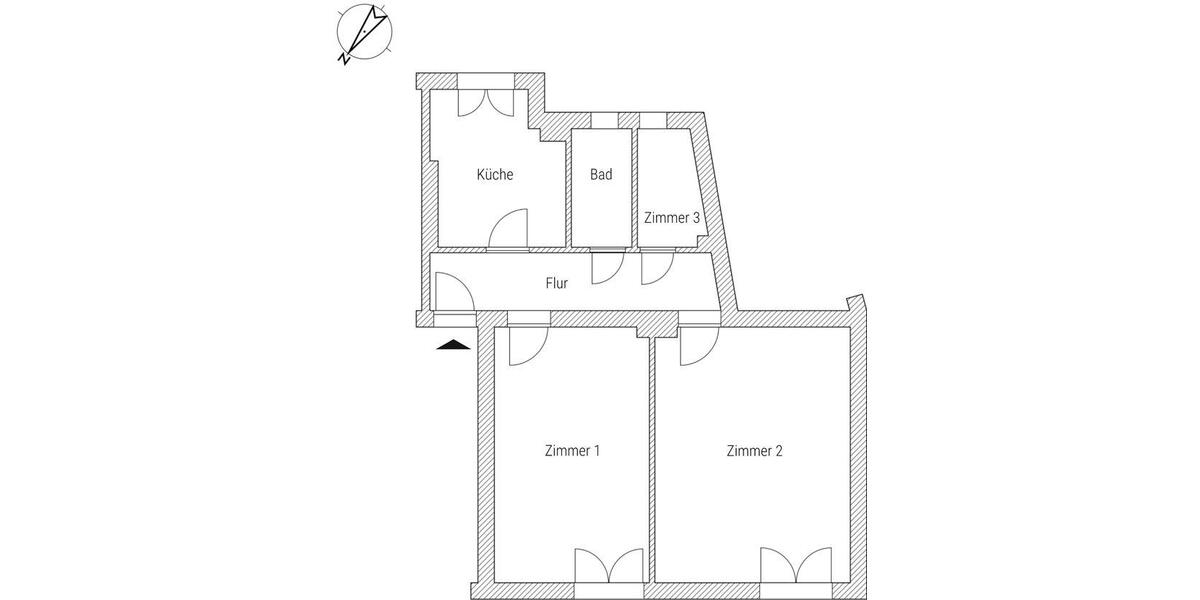 Etagenwohnung Berlin Treptow-Köpenick - 3 Zimmer, 70 m&sup2;, 249.000&euro; | Angebot:27285469
