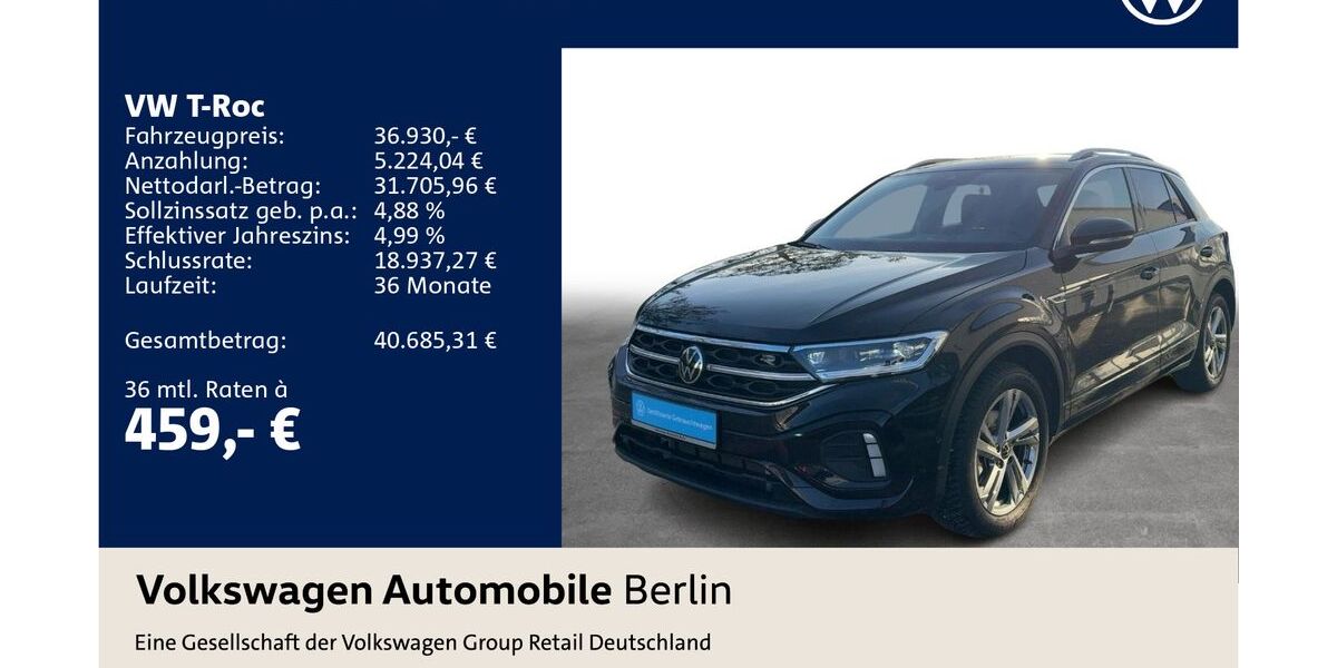 VW T-Roc 9.530 km 30.446 &euro; Berlin 12681