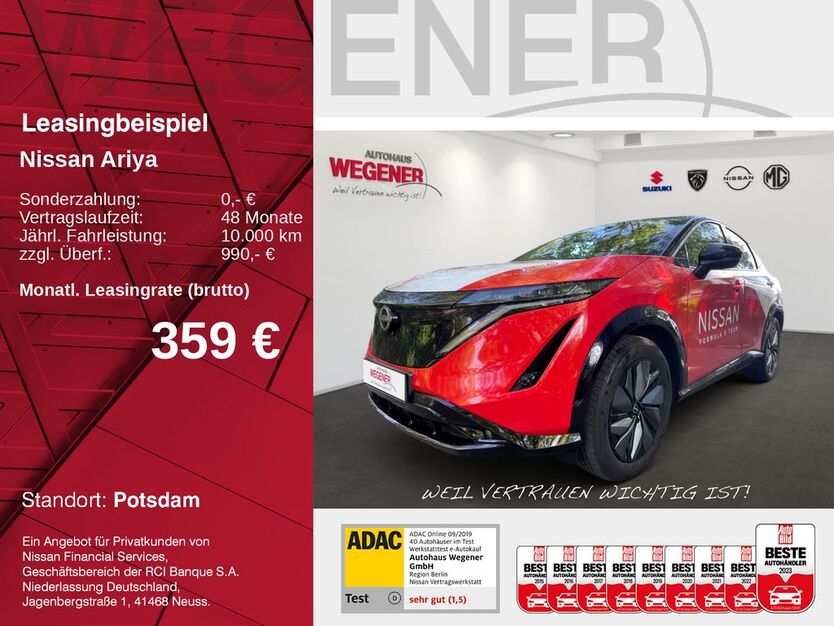 Nissan Ariya 45.365 km 28.399 € Potsdam 14482