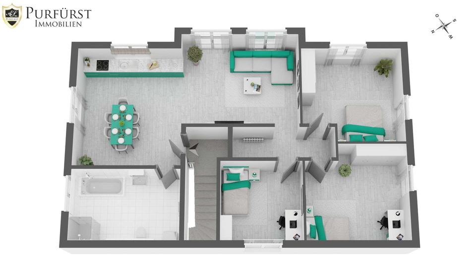 Etagenwohnung Wandlitz - 4 Zimmer, 100 m&sup2;, 1.790&euro; | Angebot:24658097