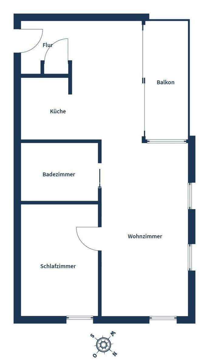 Moderne 2-Zimmer-Wohnung mit Balkon in erstklassiger Wasserlage und Blick auf die Spree 2 zimmer
