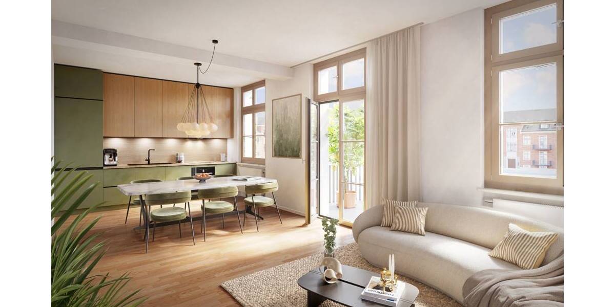 Etagenwohnung Potsdam Krampnitz - 1 Zimmer, 43 m&sup2;, 355.000&euro; | Angebot:20651959