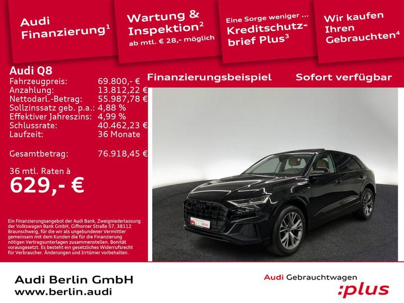 Audi Q8 61.700 km 69.800 € Berlin 10587