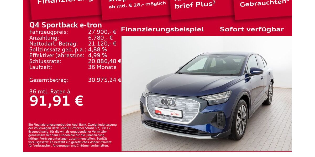 Audi Q4 e-tron 82.000 km 27.900 &euro; Berlin 12489
