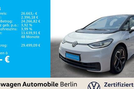 VW ID.3 12.610 km 26.663 &euro; Berlin 12681