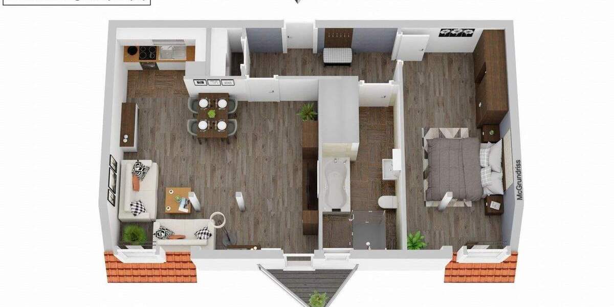 Etagenwohnung Berlin Reinickendorf - 2 Zimmer, 65 m&sup2;, 352.000&euro; | Angebot:25821772