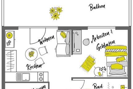 Haus Berlin Neukölln - 1 Zimmer, 51 m&sup2;, 1.256&euro; | Angebot:26546500