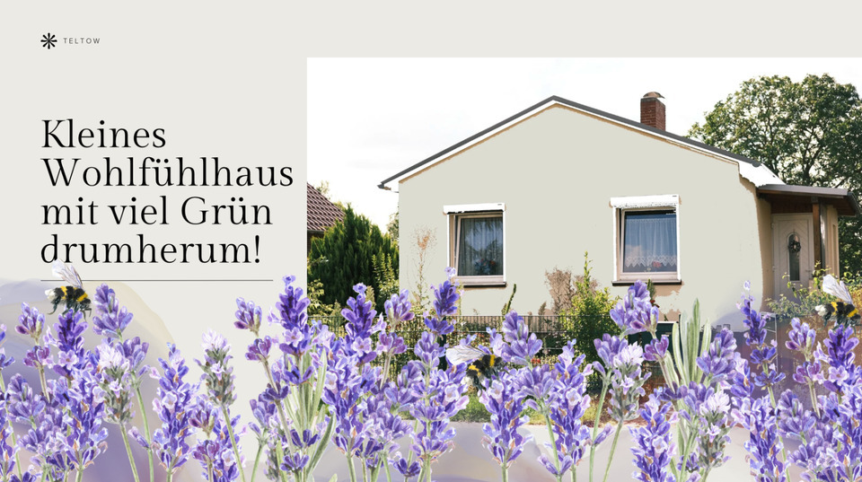 Kleines Wohlfühlhaus mit viel Grün drumherum in Teltow
