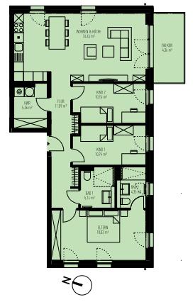 Einfamilienhaus Königs Wusterhausen - 4 Zimmer, 104 m&sup2;, 1.600&euro; | Angebot:24611774
