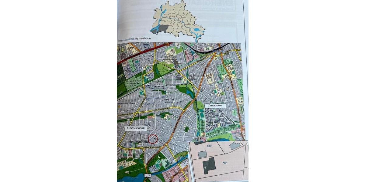 1.175 qm Parkgrundstück mit EFH ca. 200 qm in Berlin Kleinmachnow 6 zimmer